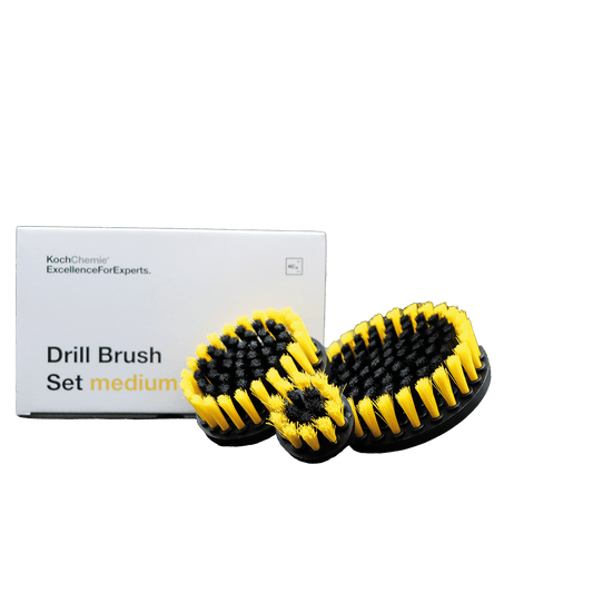 Drill Brush Set medium - CRAZY CLEAN Autopflegemittel